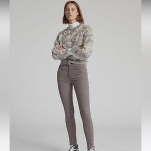 Rag & Bone Corduroy High Waisted Skinny Jeans